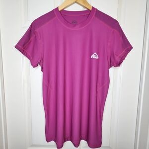 McKINLEY Active Tee T-Shirt Sun Protection Athletic Magenta Women's Size XL